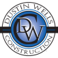 Dustin Wells Construction logo white background